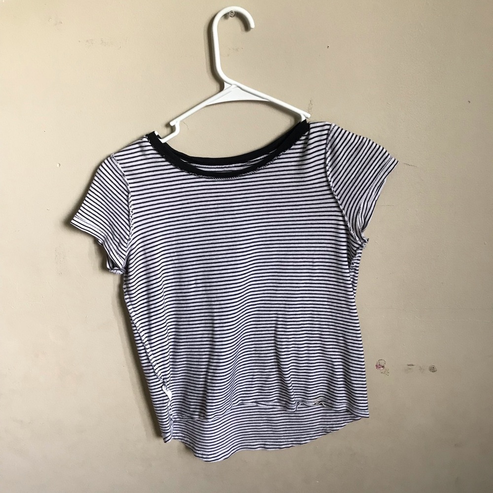 black and white t-shirt